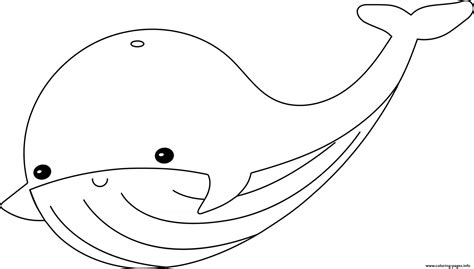 Whale Coloring page Printable