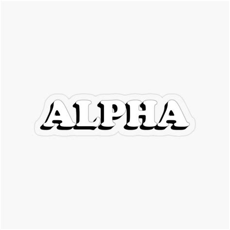 Alpha Sign Sticker 的图像结果