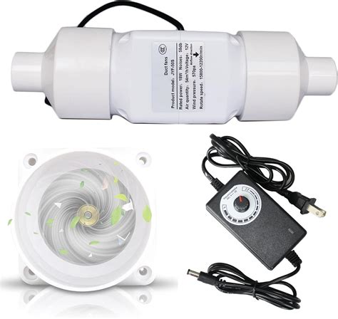 Amazon.com: BiiKoon 2”18W Inline Duct Exhaust Fan 12V Air Circulation ...