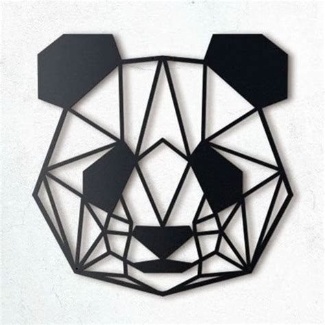 Panda Face - Wall Art – TangyOak