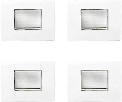 HI-PLASST LED 3 Module Step Light Foot Lamp (Pack of 4pcs) Flood Light ...