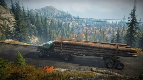 Image result for Snow Runner Loading Long Logs Using Log Crane