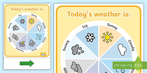 Today's Weather Chart For Kids - Display Resources