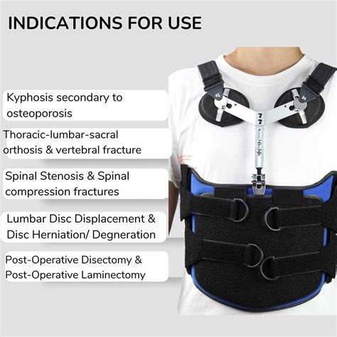 TLSO Thoracic Full Back Brace for Kyphosis & Spine Fractures – Comfyorthopedic