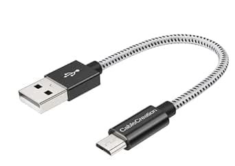 RAMBABU MOBILES USB Short 2.0 A Male to Micro B USB Triple Shielded ...