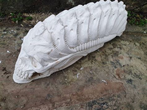Hand-made Alien Skull Sculpture * - Etsy