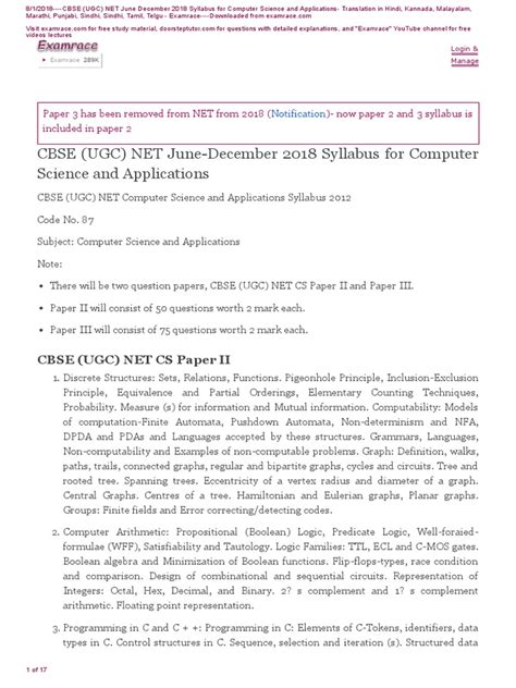 Image result for NTA UGC Net Computer Science Application Book PDF