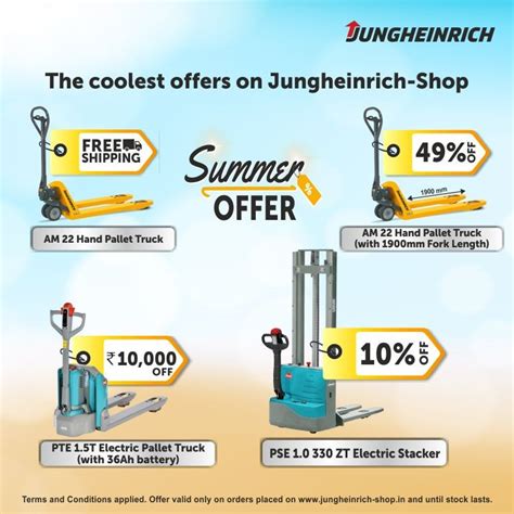 Pallet trucks and stackers for sale | Jungheinrich Shop India