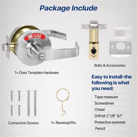 XMZ-DDUP Privacy Indicator Door Lock Inuse or Vacant, India | Ubuy