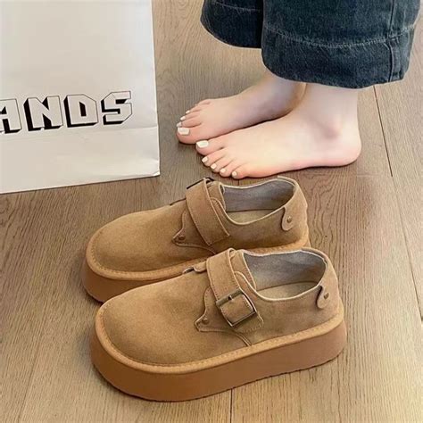 Elevated Round-Toe Canvas Loafers - Classic Hepburn Style for Women ...