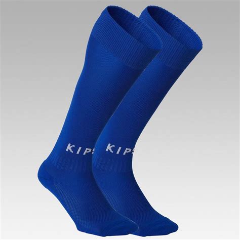 Buy F100 Adult Football Socks Blue Online | Decathlon