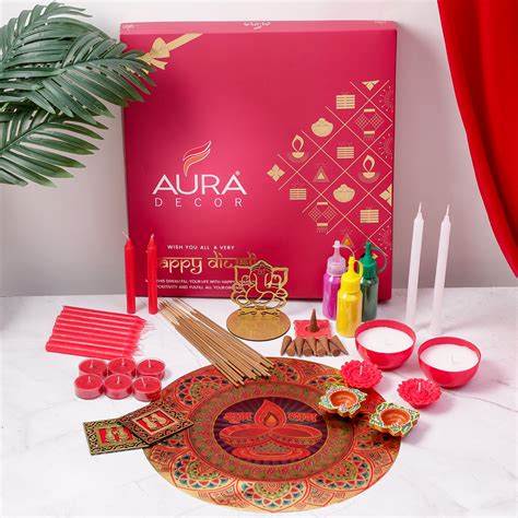 Auradecor Diwali Essentials Gift Set |Diwali gift set| Festive essenti ...