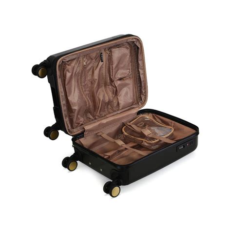 Buy DKNY New Era Black ABS & PC Hard Luggage Bag Online