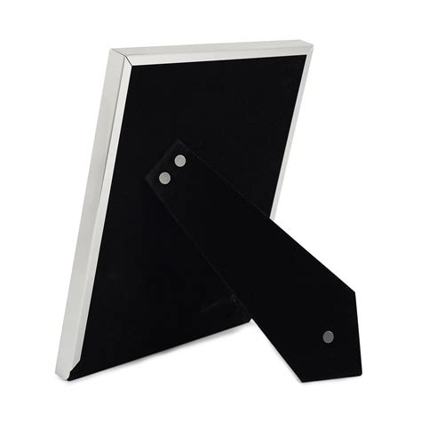 Shop Silver Plated Geometric Pattern Metal Photo Frame - Large - at ...