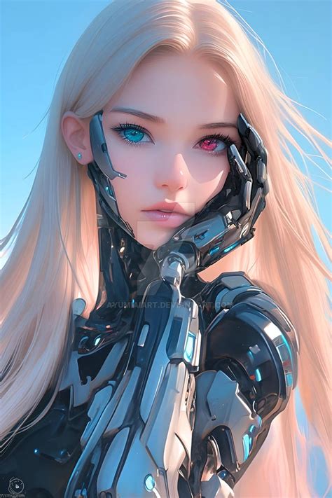 Cyborg Robot Girl deviantART 的图像结果