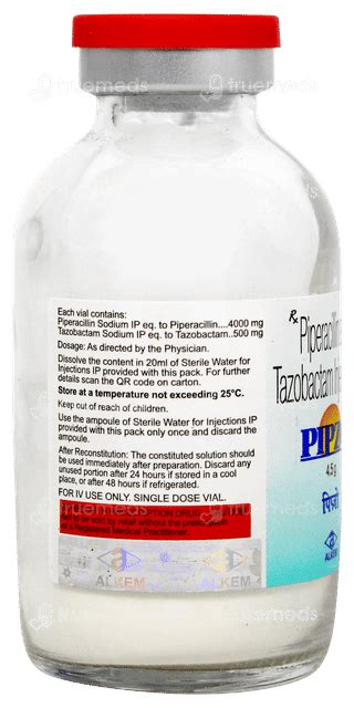 Pipzo 4.5g Injection: Uses, Side Effects, Price & Substitutes