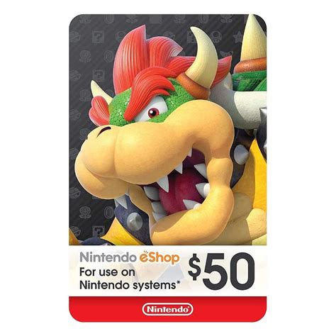 Reapershop Nintendo eShop Gift Card $ 50 USD (Digital Code- Email ...