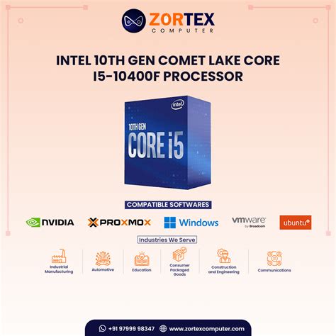 Intel 10th Gen Comet Lake Core i5-10400F Processor