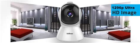 Buy Srihome WiFi 1080p FHD 3MP 360° Viewing Area Security Camera Online ...