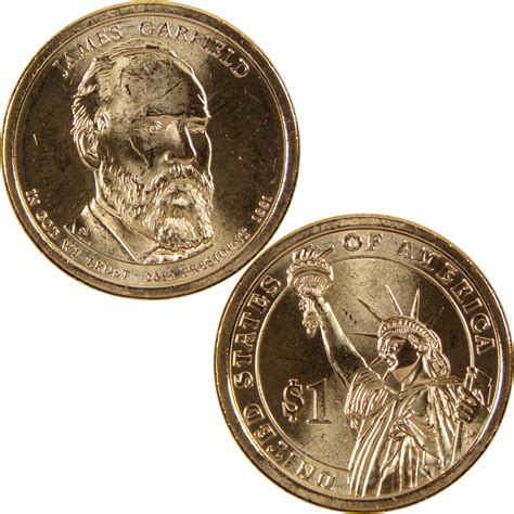 2011 D James A Garfield Presidential Dollar BU Uncirculated $1 Coin
