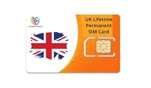 UK Lifetime Permanent SIM Card - 4G, Global Service Provider, Lifetime ...