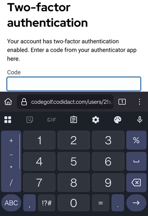 Image result for 2FA Input Code Screen