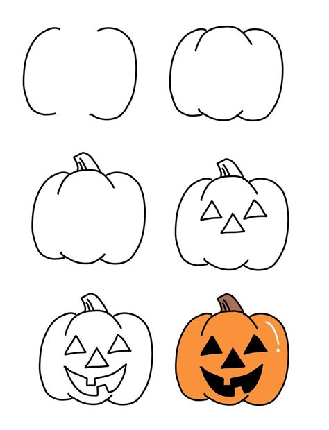 Halloween doodles anyone can draw | Easy halloween drawings, Halloween ...