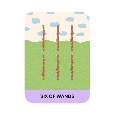 Six of Wands Tarot 24507243 PNG