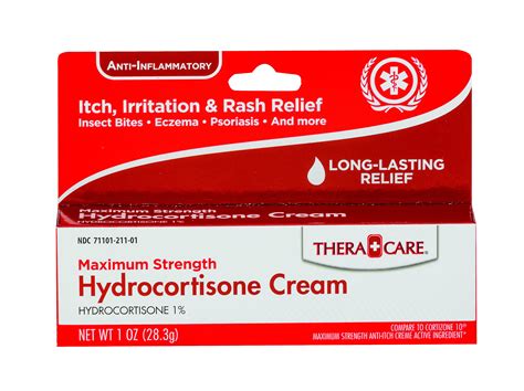 Thera Care Hydrocortisone Cream Maximum Strength for Itch, Irritation, and Rash Relief | Buy Now ...