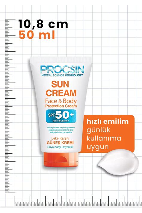 PROCSIN Sunscreen Face SPF 50+ 50 ML Mini Size