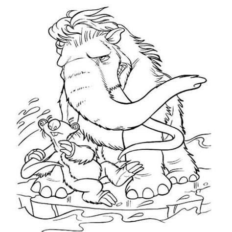 冰河世纪简笔画手抄报-天马图吧