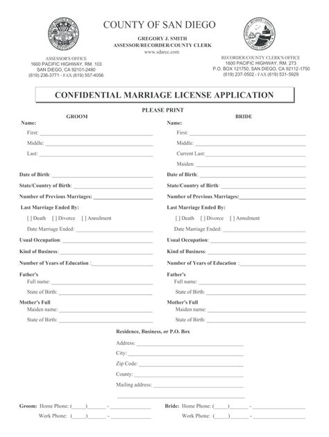 Image result for Application for Marriage License
