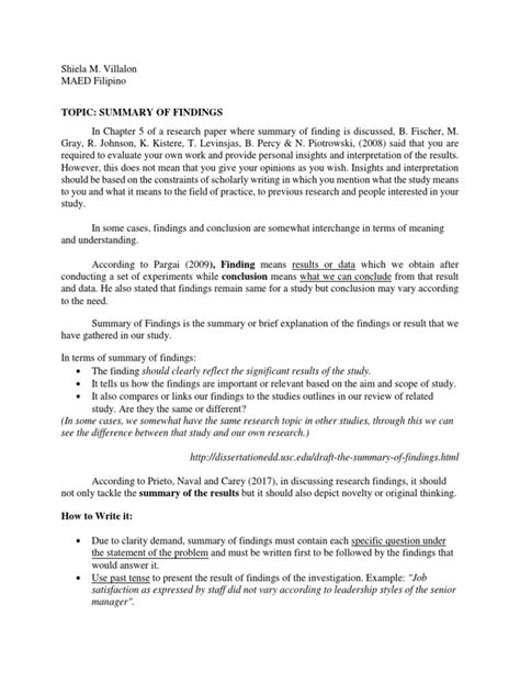 Image result for Findings Script