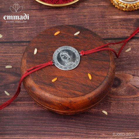 Handcrafted Silver Rakhi for Raksha Bandhan – Emmadi Silver Jewellery