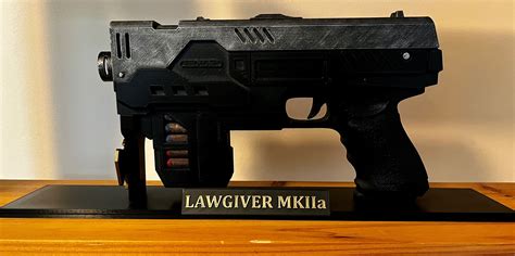 Judge Dredd Lawgiver Replica Display Stand - Etsy