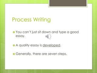 Image result for Process Statement in Writing Examples