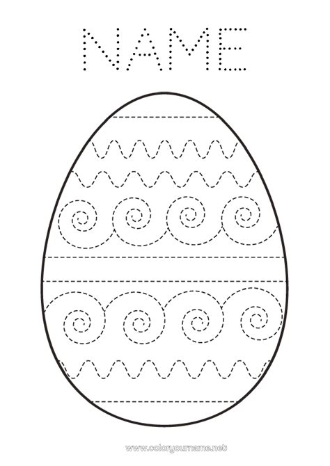 Coloring page No.1468 - Spring Children's activities Easter eggs