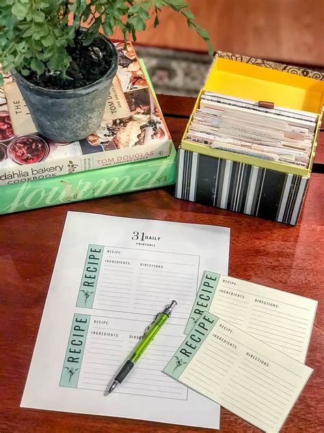 Image result for Printing Recipe Cards On Computer