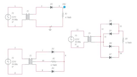 Image result for Three-Phase Rectifier Multisim Circuit