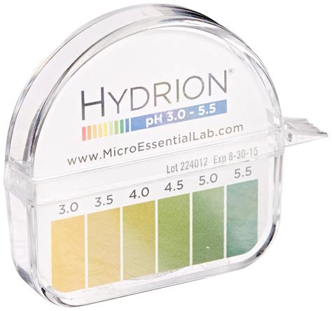 Micro Essential Lab 3110M18EA 325 Hydrion Short Range pH Test Paper ...
