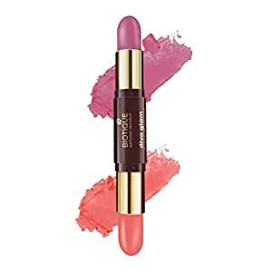 Buy Biotique Natural Makeup Diva Glam Highlighter Duo Stick, Pop N Perk ...