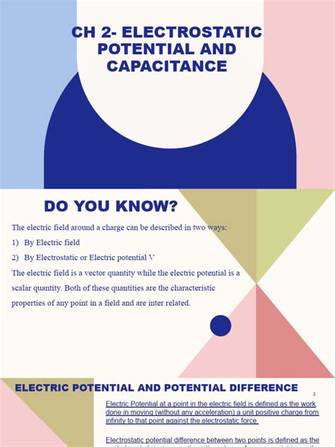 Electrostatic Potential and Capacitance Notes 的图像结果