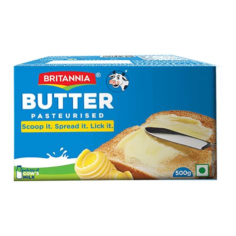 Britannia Pasteurised Butter, 500 G Carton
