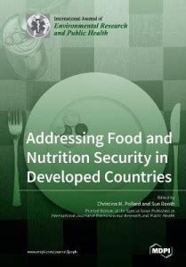 Addressing Food and Nutrition Security in Developed Countries: Buy ...