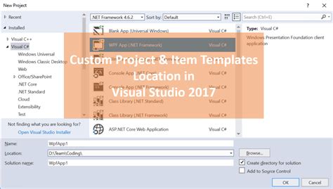 Image result for Visual Studio Add Project Templates
