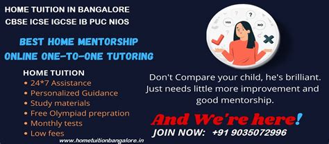 Home Tuition in Bangalore - Lady Tutors Near Me - HTB