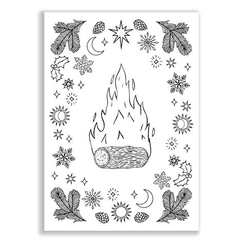 Image result for Yule Coloring Pages