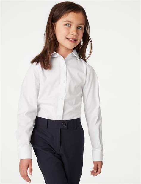 White School Shirts at M&S