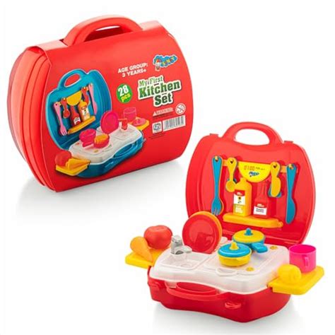 Storio Toys Kitchen Set for Girls Toy with Cooking Utensils Combo Item