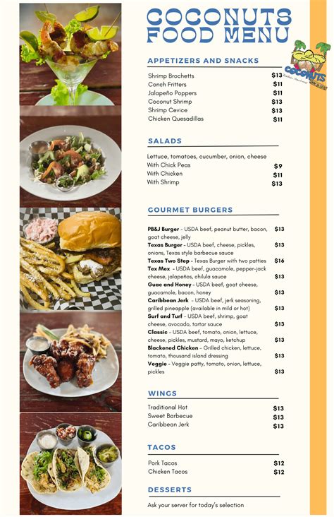 Coconut Bar Bali Menu at Gwendolyn Samuels blog